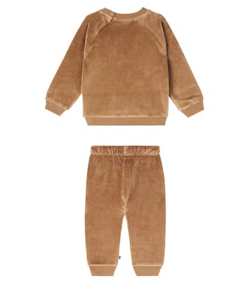 Baby Doggy sweatshirt and sweatpants set | Molo