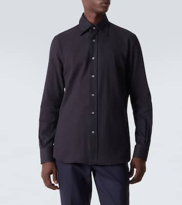 Cotton flannel shirt | Thom Sweeney