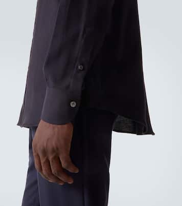 Cotton flannel shirt | Thom Sweeney