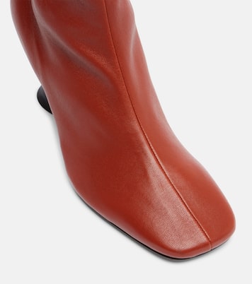 Ankle Boots 75 aus Leder | Dries Van Noten