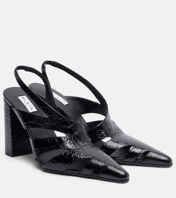 Escarpins slingback Cut Out en cuir | Alaïa