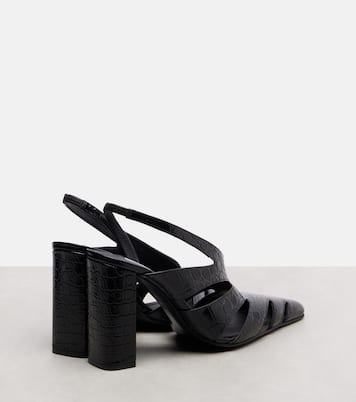 Escarpins slingback Cut Out en cuir | Alaïa