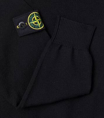 Compass virgin wool turtleneck sweater | Stone Island Junior