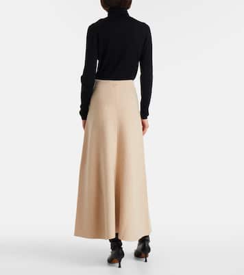 Giberna wool and cashmere maxi skirt  | Max Mara