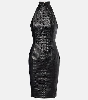Minikleid aus Leder | Balmain