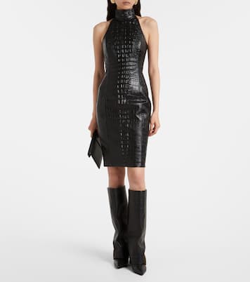 Minikleid aus Leder | Balmain