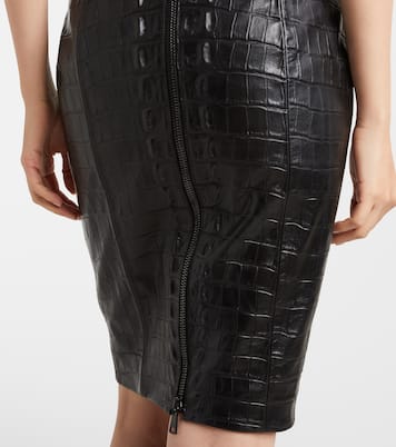 Minikleid aus Leder | Balmain