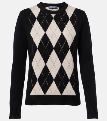Argyle wool and cashmere sweater | 'S Max Mara