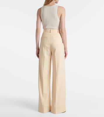 Rowan high-rise wide-leg pants | Rebecca Vallance