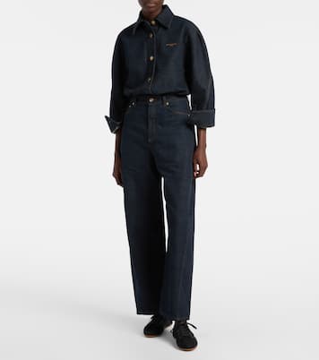 Slim leather-trimmed sneakers  | Givenchy