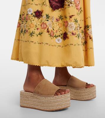 Suede espadrille sandals  | Gianvito Rossi