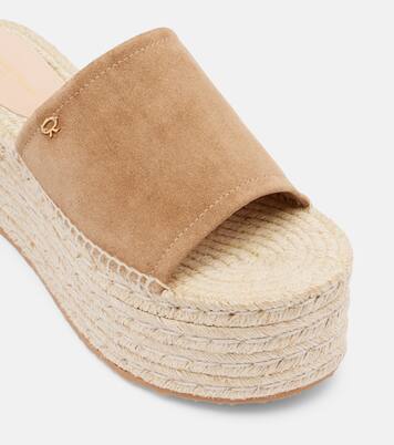 Suede espadrille sandals  | Gianvito Rossi
