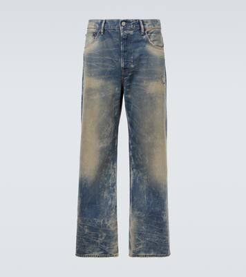 2021 distressed wide-leg jeans | Acne Studios
