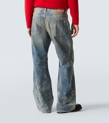 2021 distressed wide-leg jeans | Acne Studios