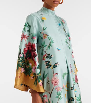 Maxikleid Magnifico aus Seiden-Twill | La DoubleJ