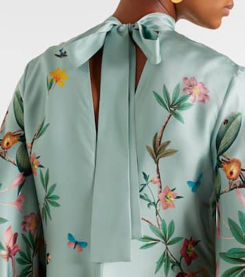 Maxikleid Magnifico aus Seiden-Twill | La DoubleJ