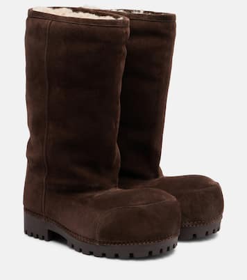 Alaska suede mid-calf boots | Balenciaga