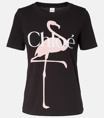 Logo cotton jersey T-shirt | Chloé