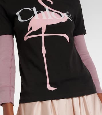 Logo cotton jersey T-shirt | Chloé