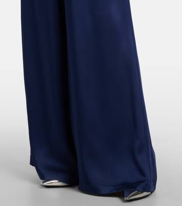Pantalon ample en satin | Stella McCartney