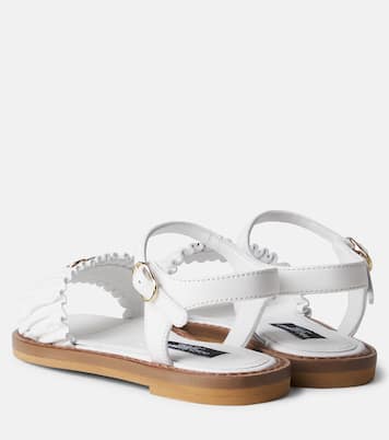 Sandalen DG aus Leder | Dolce&Gabbana Kids