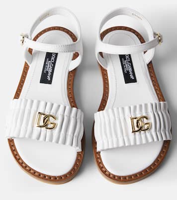 Sandalen DG aus Leder | Dolce&Gabbana Kids
