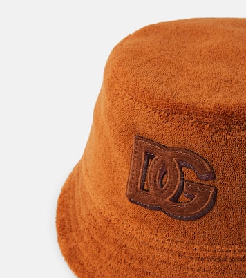 DG cotton terry bucket hat | Dolce&Gabbana Kids