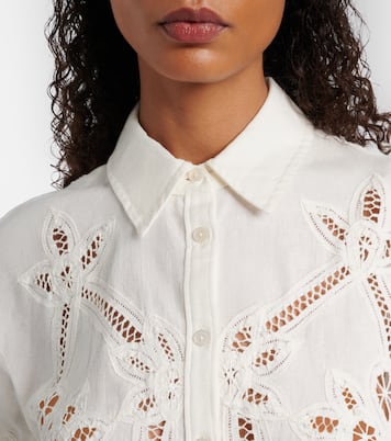 Hemd Aderes aus Baumwolle und Leinen | Veronica Beard