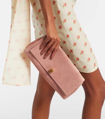 Audrey suede clutch | Khaite