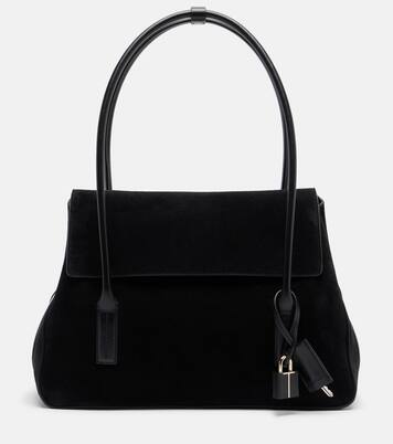 Schultertasche Eclipse Medium aus Veloursleder | Tom Ford