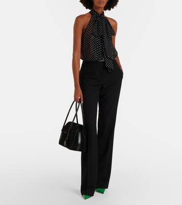 Schultertasche Eclipse Medium aus Veloursleder | Tom Ford