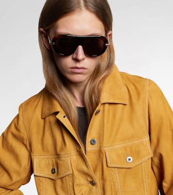 Slim flat-top sunglasses | Loewe