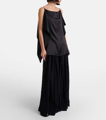 Weite Hose Berenice aus Baumwollmusselin | The Row