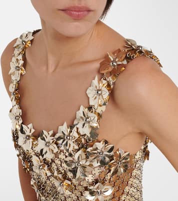 Embellished chainmail minidress | Rabanne