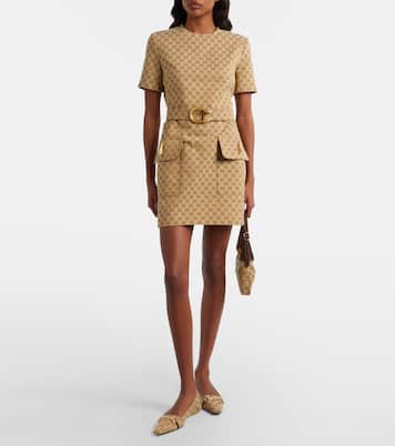 GG Canvas belted minidress | Gucci
