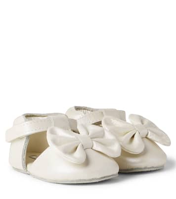 Baby - Sandali Meau in pelle con fiocco | Donsje