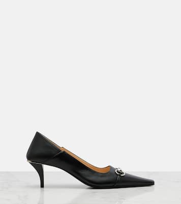 Salones Vittoria de piel con Horsebit | Gucci