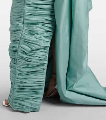 Bustier-Robe aus Taft | Marmar Halim