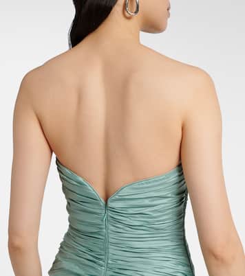 Bustier-Robe aus Taft | Marmar Halim