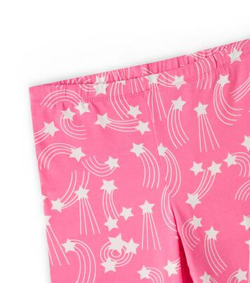 Printed cotton-blend jersey sweatpants | Mini Rodini