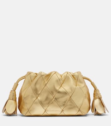 Cloud 91 Small metallic leather clutch | Zimmermann