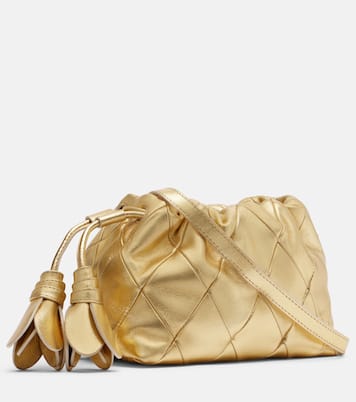Cloud 91 Small metallic leather clutch | Zimmermann