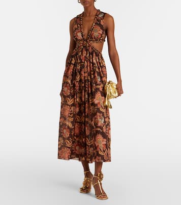 Cloud 91 Small metallic leather clutch | Zimmermann