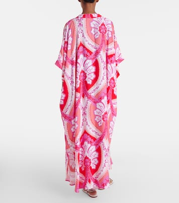 Carlotta printed satin kaftan | Melissa Odabash