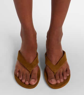 Suede thong sandals | Le Monde Béryl