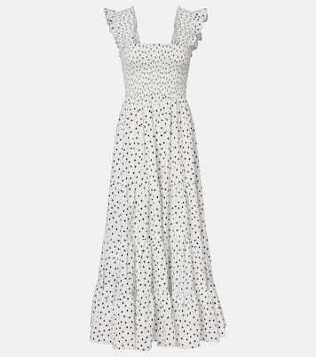 Kendall polka-dot cotton maxi dress | Rixo