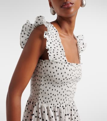 Kendall polka-dot cotton maxi dress | Rixo