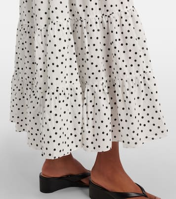 Kendall polka-dot cotton maxi dress | Rixo