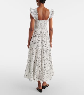 Kendall polka-dot cotton maxi dress | Rixo