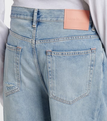 Distressed denim Bermuda shorts | Acne Studios